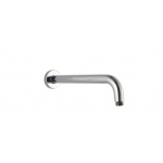 Lucid Chrome Round Wall Shower Arm 400